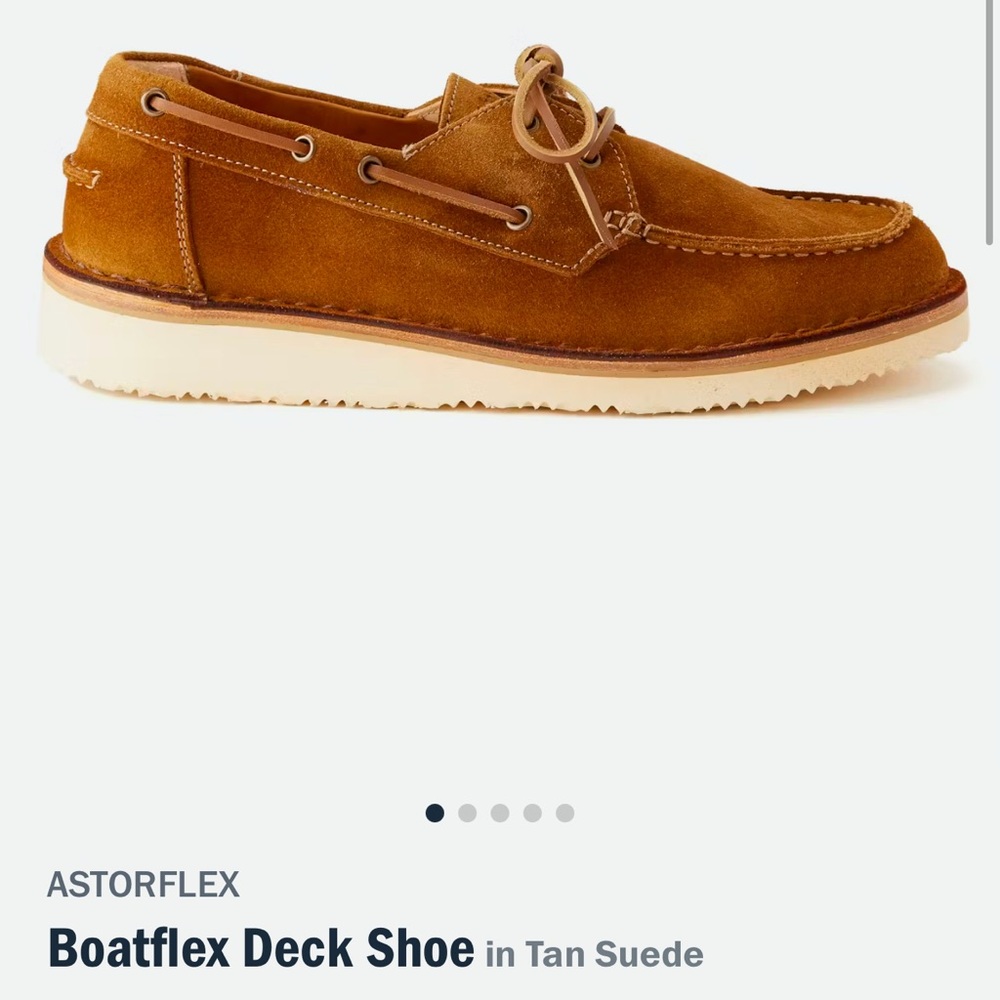 Astorflex, unworn boat shoe, handmade in Italy - 13.